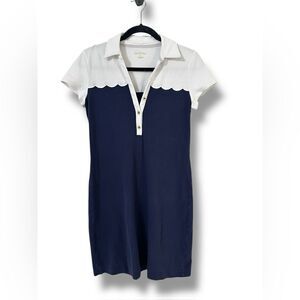 Kate Spade Navy and White Polo Dress
